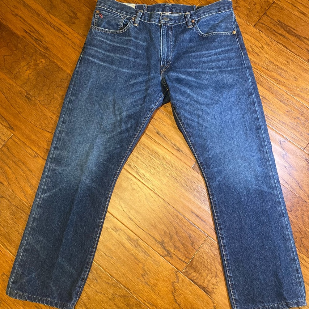 Men’s Polo‎ by Ralph Lauren Dark Blue Dungarees Straight Jeans